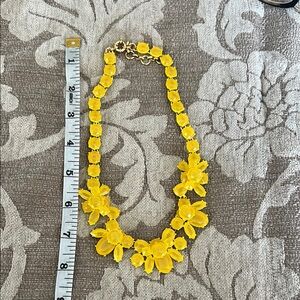 J. Crew Yellow Floral Necklace